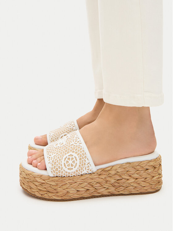 Guess Espadryle Guess FLJBIA FAL04 Biały