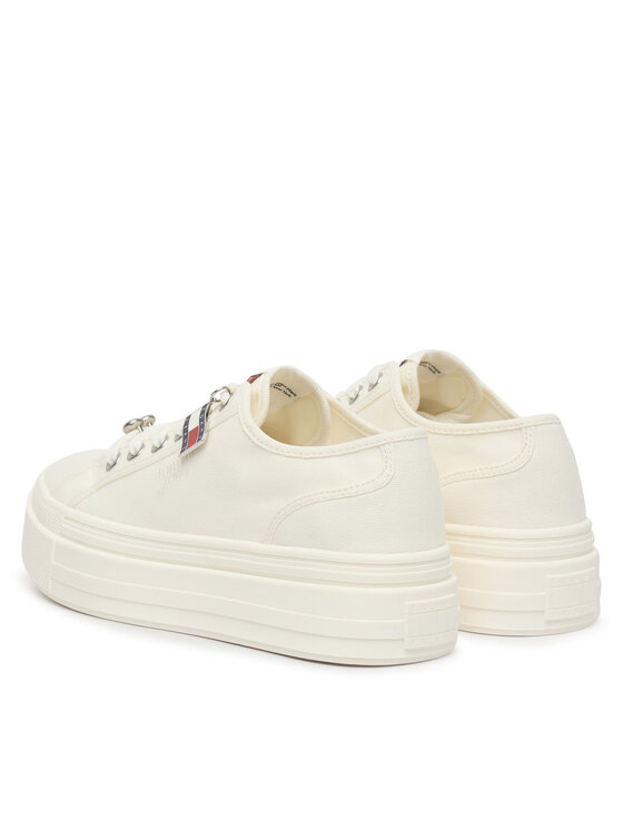 Tommy Jeans Tenisice Tommy Jeans Tjw Flatform Sneaker Charms EN0EN02959 Bijela