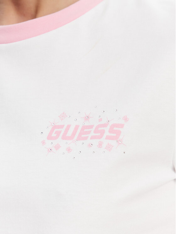 Guess Guess Футболка V5GI11 I3Z14 Білий Regular Fit