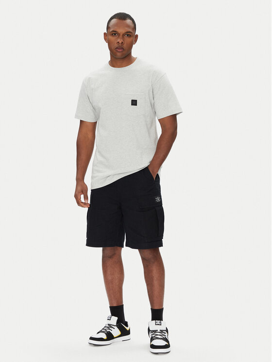 DC Shoes DC Shoes Футболка ADYKT03246 Сірий Regular Fit