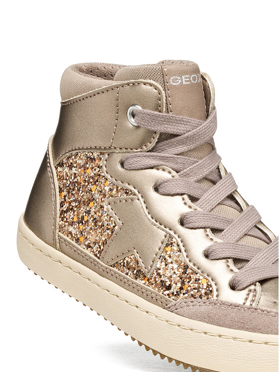 Geox Sneakersy Geox J Kalispera Girl J664GB 0NFEW C6028 S Zlatá