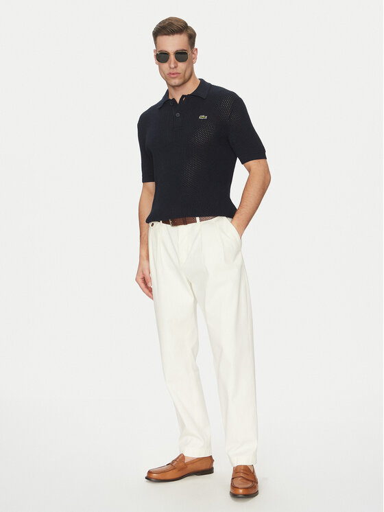 Lacoste Lacoste Megztinis AH9724 Tamsiai mėlyna Regular Fit