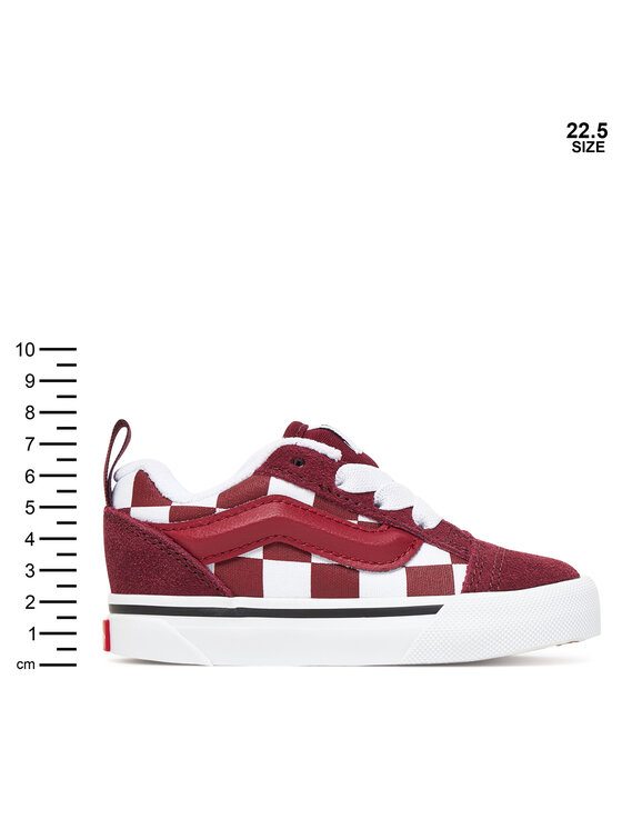 Vans Sneakersy Vans Knu Skool Elastic Lace VN000D0KBRD1 Bordowy