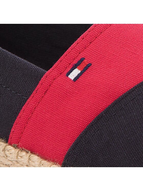 Tommy Hilfiger Espadrilės Tommy Hilfiger Colormix Espadrille FM0FM01417 Tamsiai mėlyna