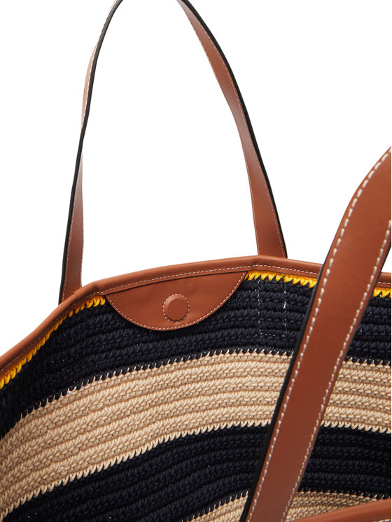 Tommy Hilfiger Torebka Tommy Hilfiger Th Nautical Tote Crochet Str AW0AW18816 Kolorowy
