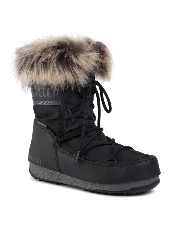 Moon Boot Śniegowce Moon Boot Monaco Low Wp 2 240088001 Czarny