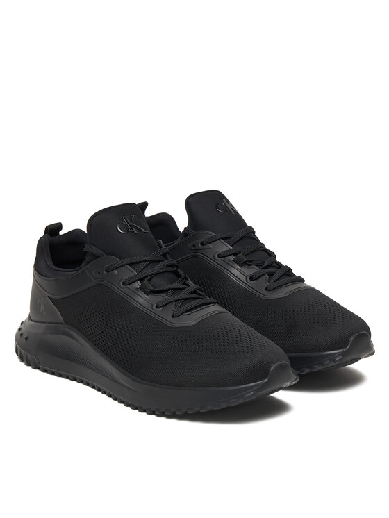 Calvin Klein Laisvalaikio batai Calvin Klein Eva Runner Sock Mix YM0YM01386 Juoda
