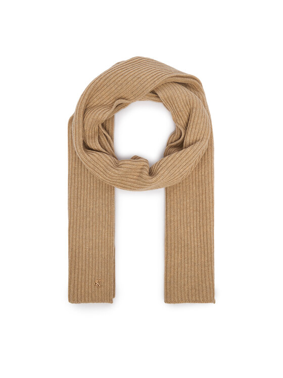 Calvin Klein Šál Calvin Klein LV04F8119G Tmavo béžová