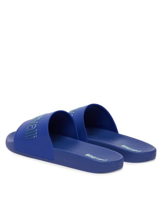 Just Cavalli Шльопанці Just Cavalli 80QA3SZ1 ZSE50 Голубий