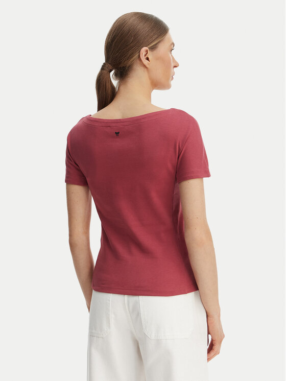 Weekend Max Mara Weekend Max Mara Camiseta Multig 2615941122 Rojo Regular Fit