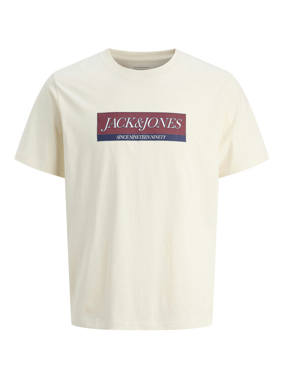 Jack & Jones Jack & Jones Camiseta Rinwood 12283628 Écru Regular Fit