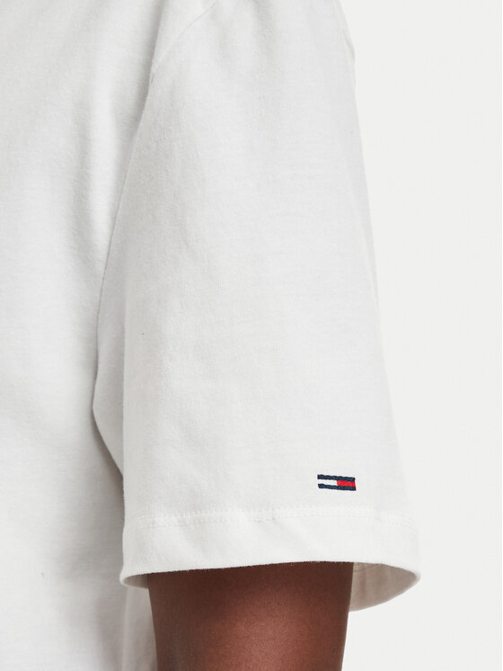 Tommy Jeans Tommy Jeans Camiseta Novelty DW0DW23159 Blanco Relaxed Fit