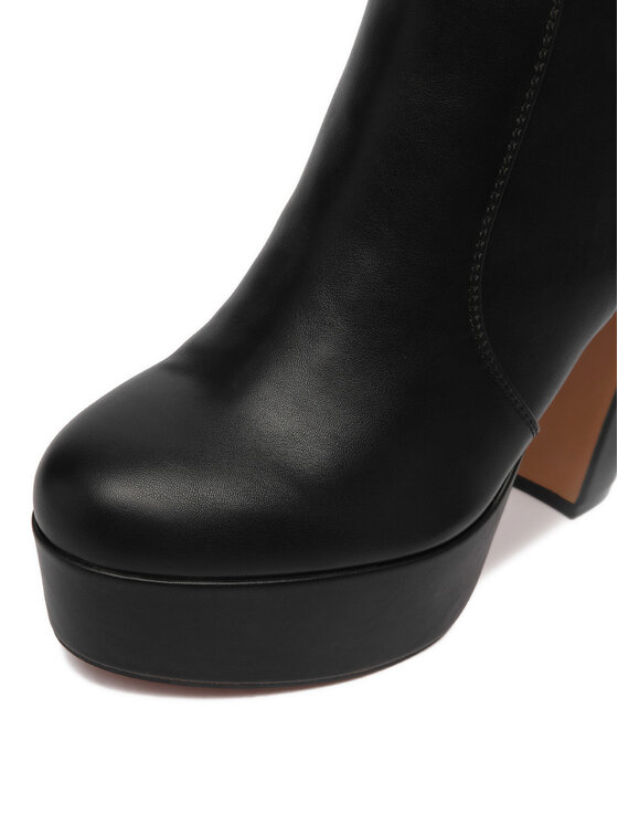 Nine West Īsie zābaki Nine West EO-CD25-307-1 Melns