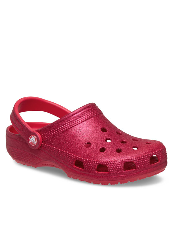 Crocs Шльопанці Crocs Classic Glitter Clog 205942 Рожевий