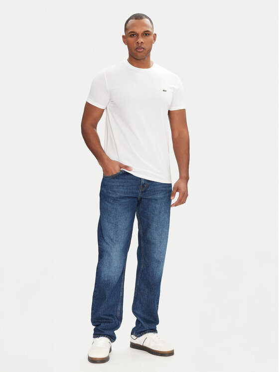 Lacoste Lacoste Футболка TH6709 Білий Regular Fit