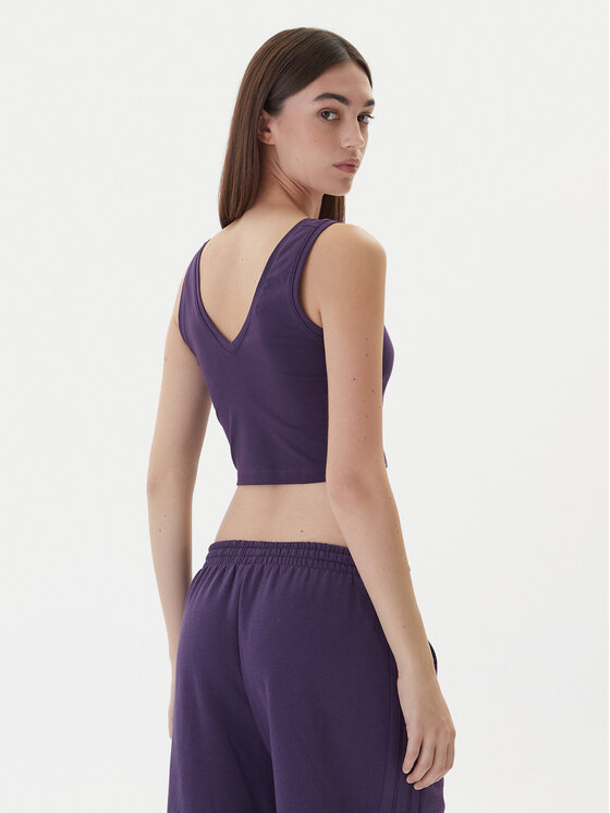 adidas adidas Felső Essentials Small Logo KB7127 Lila Slim Fit