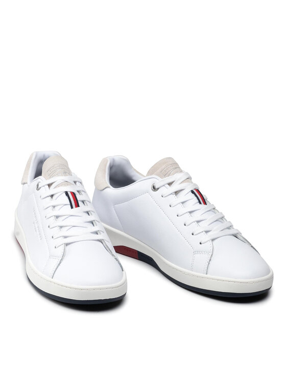 Tommy Hilfiger Αθλητικά Tommy Hilfiger Retro Tennis Cupsole Leather FM0FM03726 Λευκό