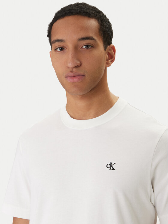 Calvin Klein Jeans Calvin Klein Jeans Camiseta Easy Monologo LV04RC275G Blanco Regular Fit