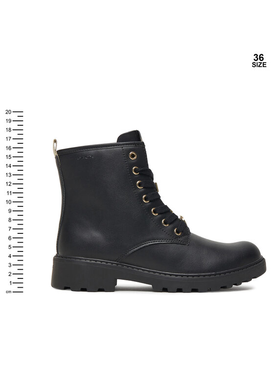 Geox Kozaki Geox J Casey J5620B 000BC C9999 D Czarny