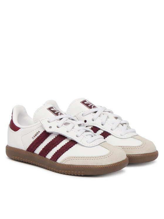 adidas Sneakers adidas Samba Og Comfort Closure Elastic Lace KZ8680 Alb