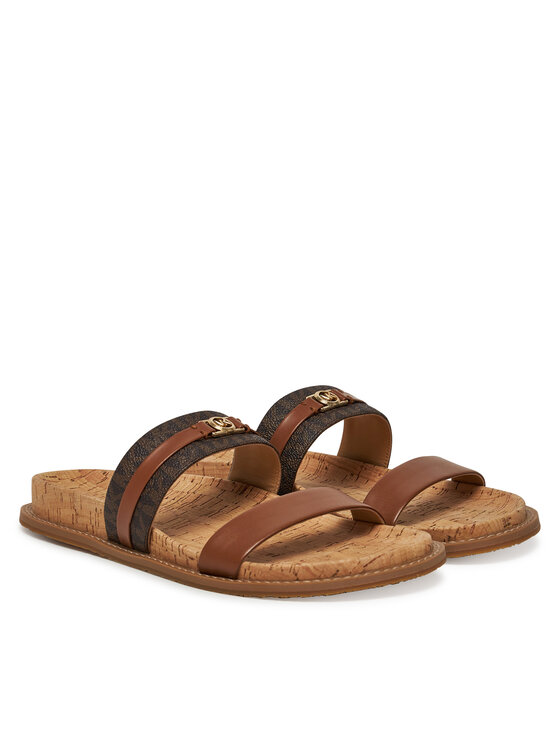 MICHAEL Michael Kors Šľapky MICHAEL Michael Kors Mandy 40S5MAFS3L Hnedá