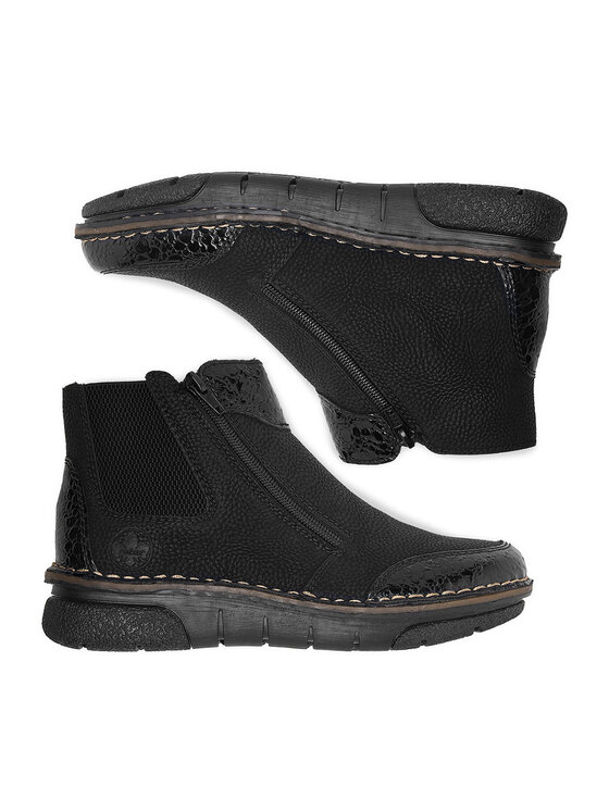 Rieker Botki Rieker CEO-73355-00 Czarny