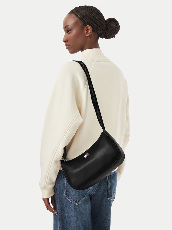 Tommy Jeans Torebka Tommy Jeans Tjw Daily Elevated Shoulder Bag AW0AW19041 Czarny