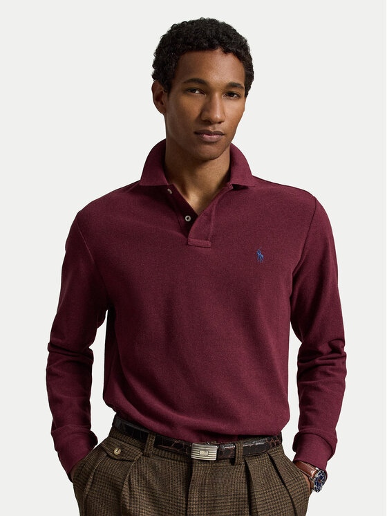 Polo Ralph Lauren Polo Ralph Lauren Polo 710680790095 Guinda/burdeos Custom Slim Fit