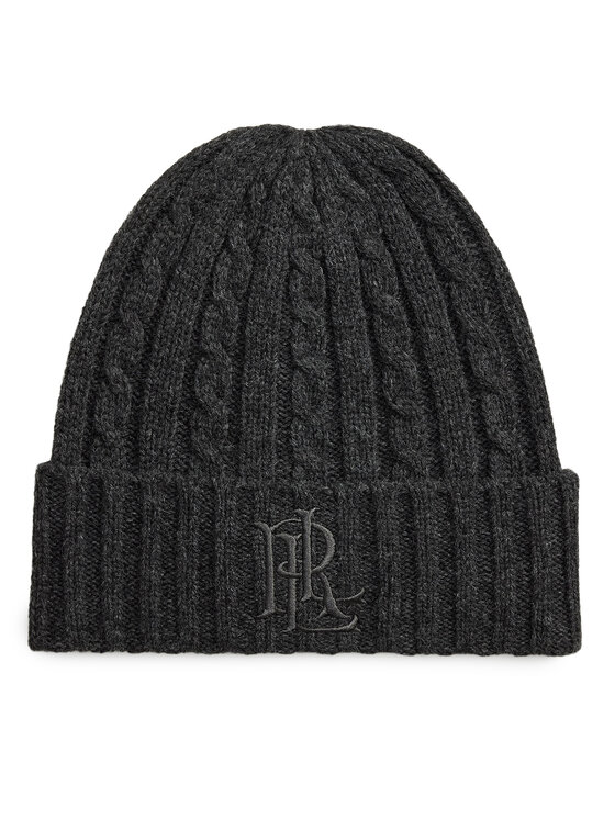 LAUREN RALPH LAUREN Čepice LAUREN RALPH LAUREN 454P23505005 Tmavě šedá