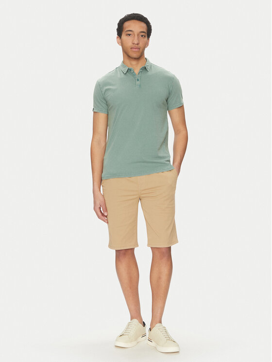 INDICODE INDICODE Póló Injamiro 41-143 Kék Regular Fit