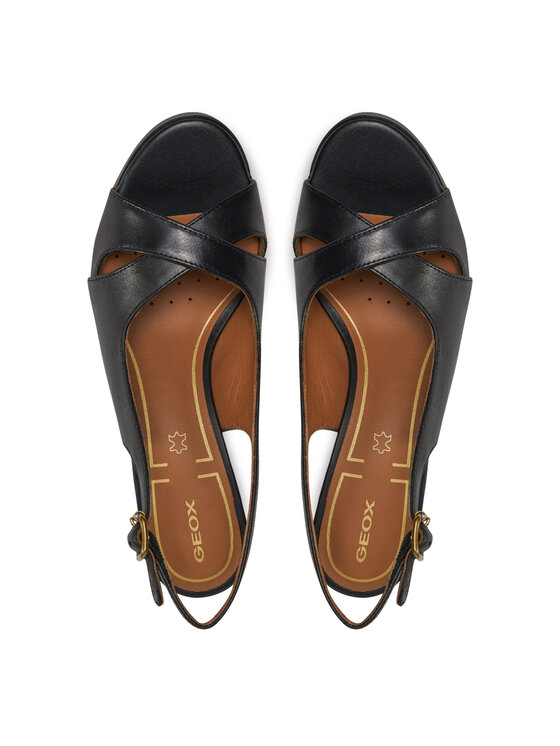 Geox Sandály Geox D Walk Pleasure 85S D45B6C 00043 C9999 Černá