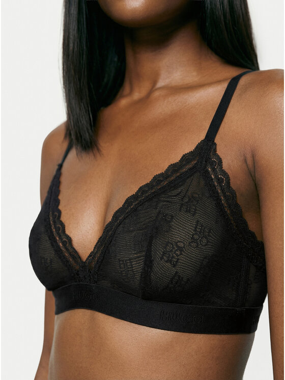 HUGO HUGO Bralette Sartorial 50557213 Negro
