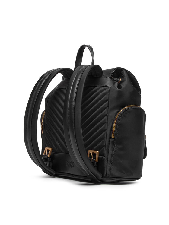 PINKO Rucsac Pinko Love Backpack Recycled Nylon PE 22 PLTT 1P22KV Y7UX Negru