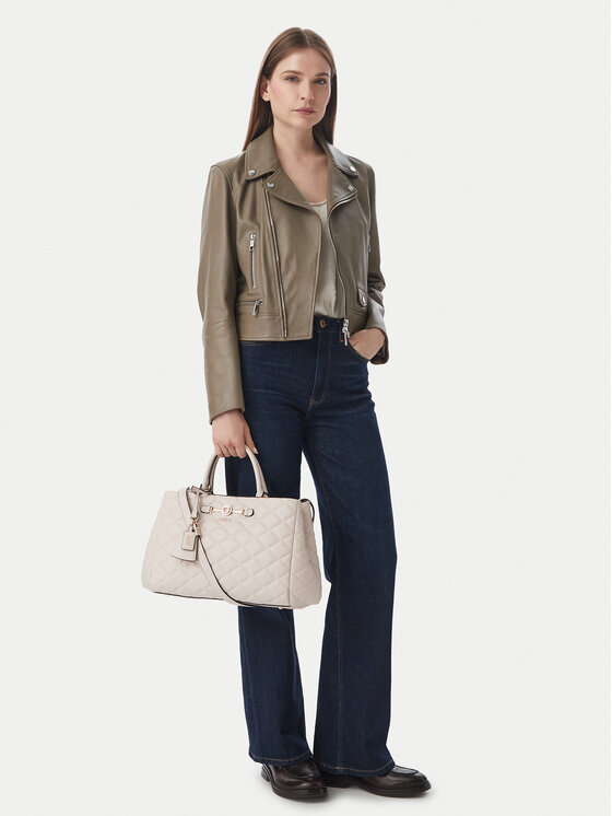 Guess Torebka Guess Frances HWQG22 41060 Kremowy