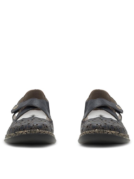 Rieker Pantofi Rieker 463H4-14 Bleumarin