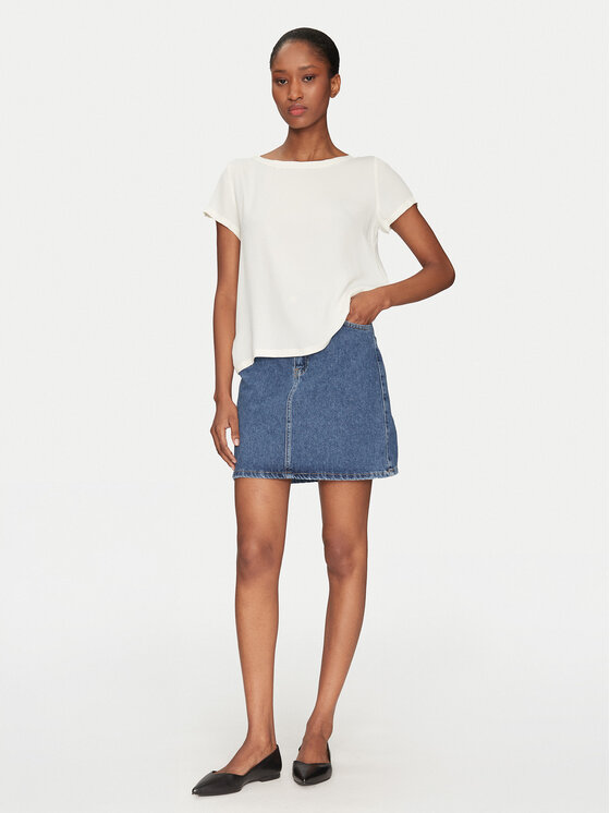 Marella Marella T-shirt Inn 2515111021 Écru Regular Fit