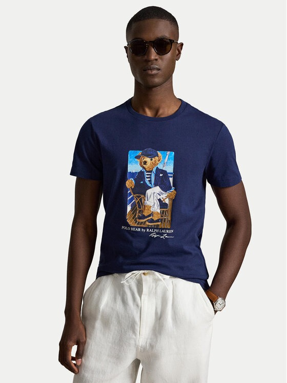Polo Ralph Lauren Polo Ralph Lauren Camiseta 710B21964001 Azul marino Regular Fit