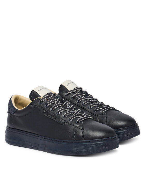 Emporio Armani Sneakersy Emporio Armani EM006509 AF27359 Granatowy