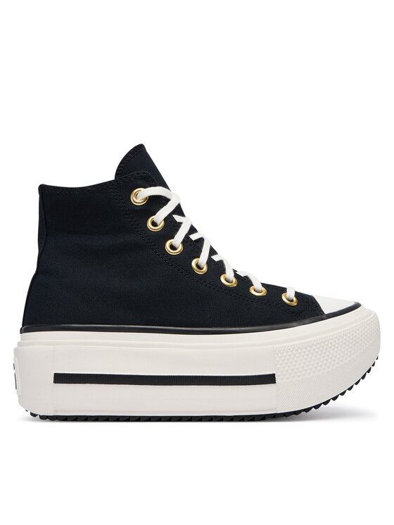 Converse Plátenky Converse Chuck Taylor All Star Lift Double Stack Lace A20780C Čierna