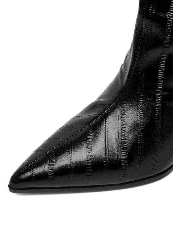 Simple Kozačky Simple EO-LT2728-1602-1 Černá