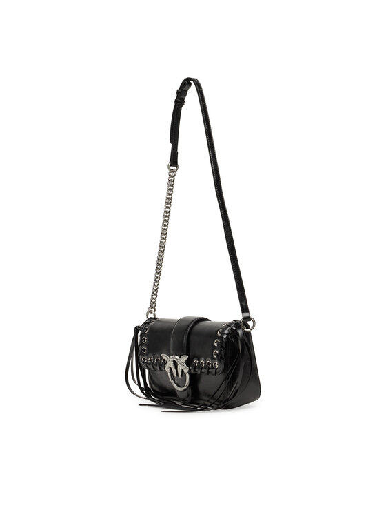 PINKO Kabelka PINKO Love One Mini Slouchy Fl PE 25 PLTT 104340 A28D Černá