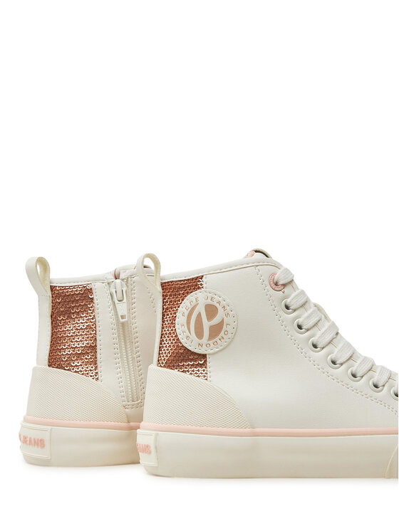 Pepe Jeans Кеди Pepe Jeans Ottis Young G PGS30608 Білий