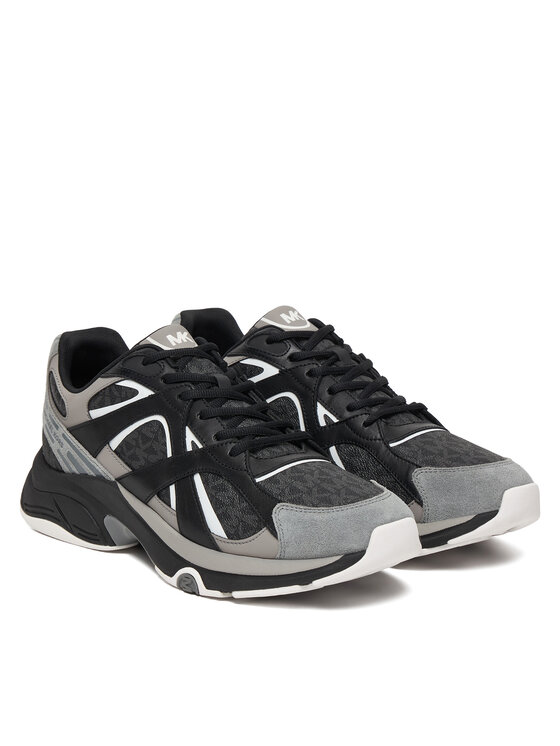 MICHAEL Michael Kors Снікерcи MICHAEL Michael Kors Leo Trainer 42R6LEFS1B Чорний