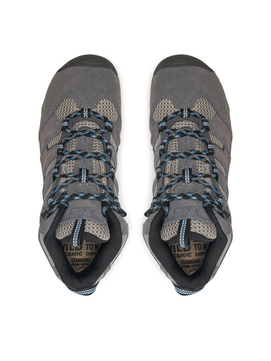 Keen Трекінгові черевики Keen Headout Mid Wp Steel 1028307 Сірий
