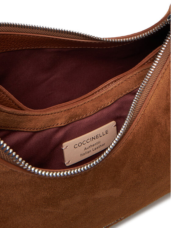 Coccinelle Сумка Coccinelle P6P Boheme Suede Bimaterial E1 P6P 13 03 01 Коричневий