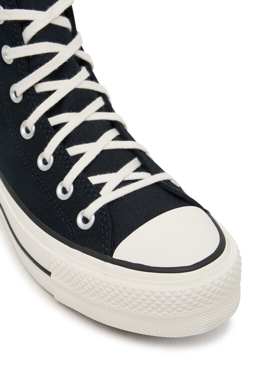 Converse Plátenky Converse Chuck Taylor All Star Lift Platform Floral Patchwork A15534C Čierna