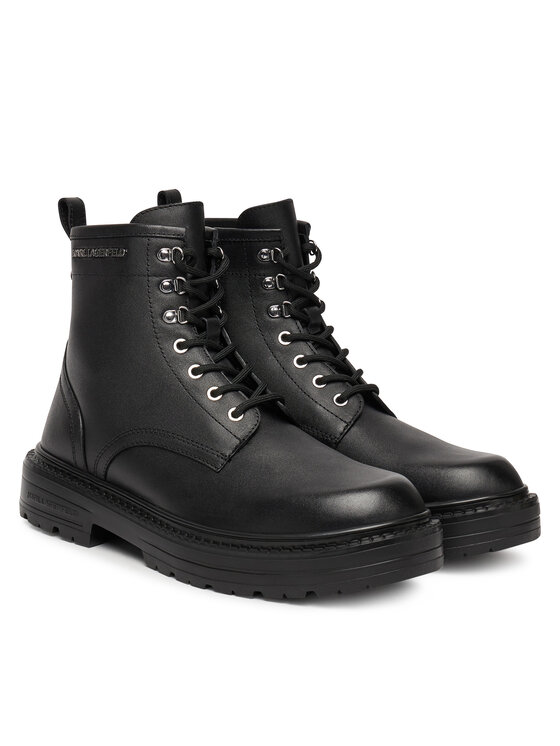 KARL LAGERFELD Bakancs KARL LAGERFELD Miles KL10255 Fekete