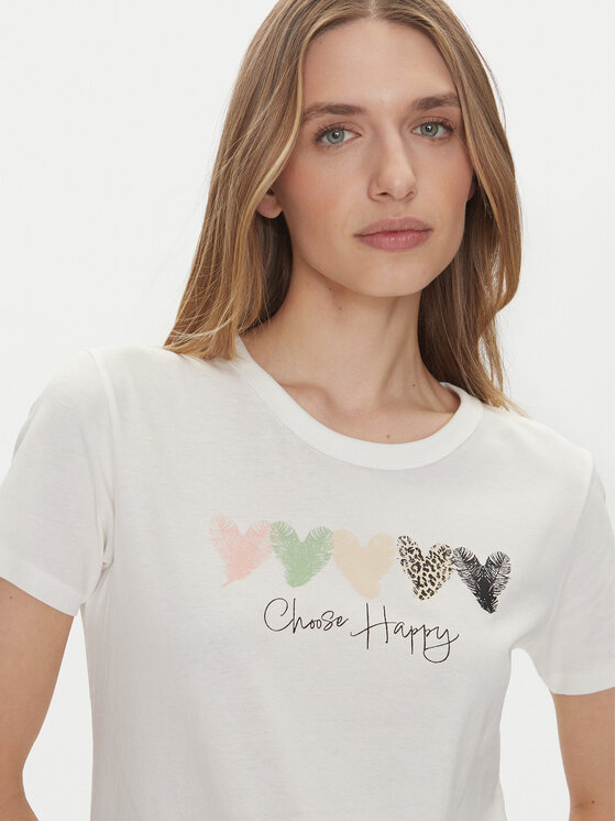 JDY JDY Camiseta Michigan 15311702 Blanco Regular Fit