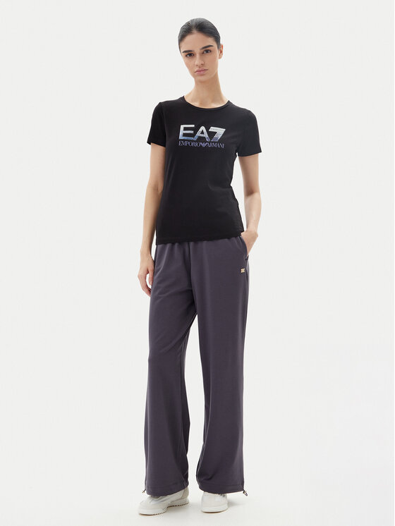 EA7 Emporio Armani EA7 Emporio Armani Футболка 7W000183 AF10373 UC001 Чорний Regular Fit