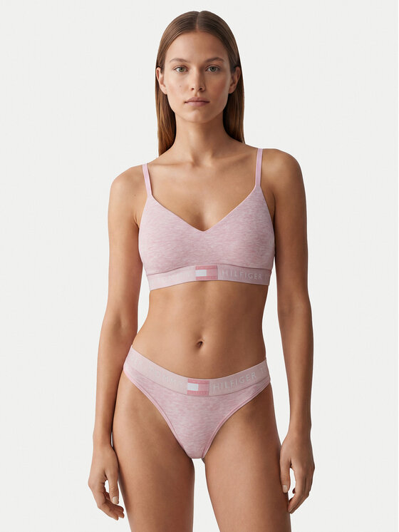 Tommy Hilfiger Tommy Hilfiger Tangas UW0UW06039 Rosa claro